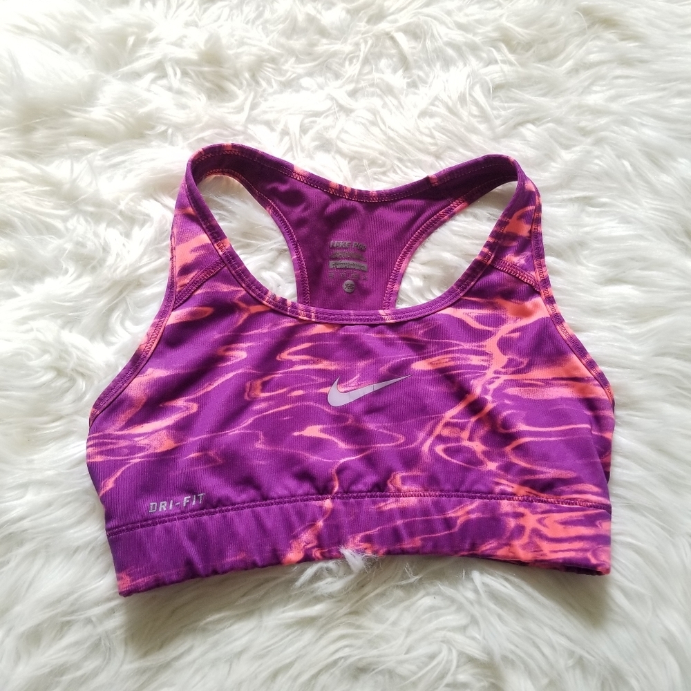 Nike Pro Marble Swirl Sports Bra XS